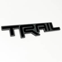 Badge TRAIL 3D Garde-boue Emblème de hayon 2 pour Toyota TRD 2