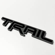 Badge TRAIL 3D Garde-boue Emblème de hayon 2 pour Toyota TRD 4