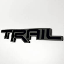 Badge TRAIL 3D Garde-boue Emblème de hayon 2 pour Toyota TRD 5