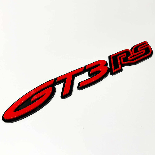 Badge Emblème 3D Style GT3 RS pour Porsche GT3 RS