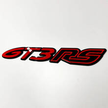 Badge 3D GT3 RS – Badge personnalisé d'aile, hayon, calandre avant pour Porsche GT3 RS 2