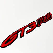 Badge 3D GT3 RS – Badge personnalisé d'aile, hayon, calandre avant pour Porsche GT3 RS 4