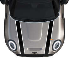 Autocollant Vinyle Rayures John Cooper Works Capot & Côté pour MINI Cooper_2