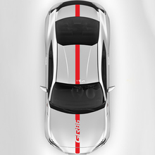 Toyota GR86 Capot Toit Coffre Racing Stripes Graphiques Autocollants Autocollants
 3