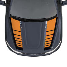 Autocollants Vinyles Bandes de Capot Graphiques pour Dodge Ram 1500 REV 2