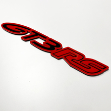 Badge GT3 RS 3D - Emblème de badges de calandre avant de hayon personnalisé pour Porsche GT3 RS
 2