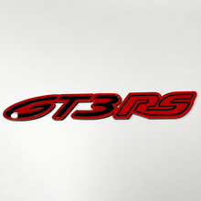 Badge GT3 RS 3D - Emblème de badges de calandre avant de hayon personnalisé pour Porsche GT3 RS
 3