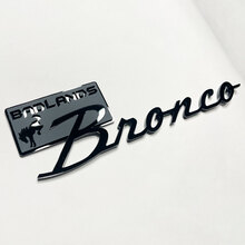 Badges badlands badlands badges tailgate Emblem 3d badge noir vs gris
 2