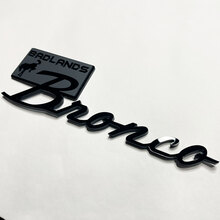 Badges badlands badlands badges tailgate Emblem 3d badge noir vs gris
 4