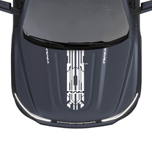 Capot central rayures modernes pour Dodge RAM 1500 REV autocollants en vinyle autocollants graphiques
 2