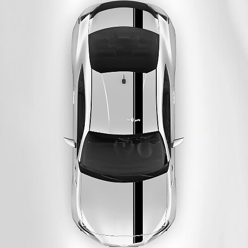 Toyota GR86 Capot Toit Coffre Racing Stripes Graphiques Autocollants 2
