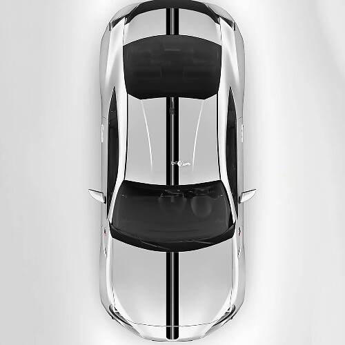 Autocollants Déco de Racing Bandes pour Capot Toit Coffre 2 Pour Toyota GR86