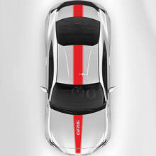 Kit de décalcomanies vinyle bandes capot toit coffre logo GR86 pour Toyota GR86_3