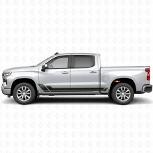 Bandes en vinyle angulaires pour contour de porte et panneau latéral pour Chevrolet Silverado 1500 T1XX 2019-2026_4