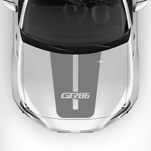 Toyota GR86 Hood Racing Stripes Graphiques Autocollants Autocollants
 2