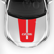 Toyota GR86 Hood Racing Stripes Graphiques Autocollants Autocollants
 3