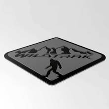 Bronco Badlands Fender Badges Emblème de hayon Badge 3D Noir vs Gris
 3