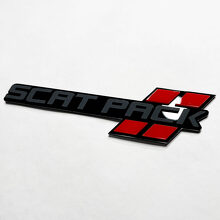 Écusson 3D style hash Scat Pack pour Dodge_2
