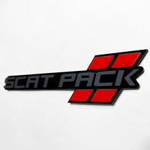 Écusson 3D style hash Scat Pack pour Dodge_3
