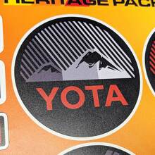 Yota Heritage Lot d'autocollants rétro vintage de style ancien pour Toyota
 3