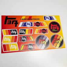 TEQ Heritage Lot d'autocollants rétro vintage de style ancien pour Toyota
 2