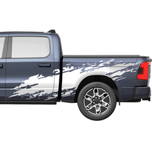 Autocollants graphiques en vinyle pour portes latérales de camion, autocollants graphiques pour Dodge RAM 1500 REV
 2
