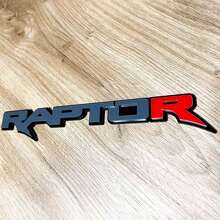 Badge d'aile et de hayon 3D Power Truck Rouge R_5