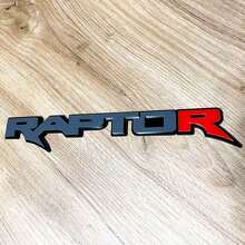 Badge d'aile et de hayon 3D Power Truck Rouge R_6