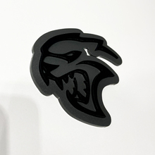 Insigne 3D personnalisé Hellcat Dodge insignes d'aile emblème de hayon insigne de calandre avant
 3