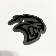 Insigne 3D personnalisé Hellcat Dodge insignes d'aile emblème de hayon insigne de calandre avant
 4