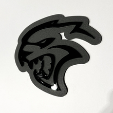 Insigne 3D personnalisé Hellcat Dodge insignes d'aile emblème de hayon insigne de calandre avant
 5