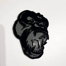 Badge Écusson 3D Gorilla en Colère pour Aile, Hayon ou Calandre_2