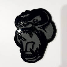 Badge Écusson 3D Gorilla en Colère pour Aile, Hayon ou Calandre_3