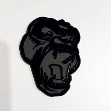 Badge Écusson 3D Gorilla en Colère pour Aile, Hayon ou Calandre_4