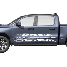 Autocollants graphiques en vinyle pour portes latérales de camion, autocollants graphiques pour Dodge RAM 1500 REV
 2