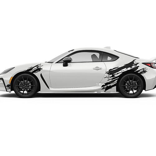 Autocollants graphiques pour portes latérales, autocollants graphiques pour Toyota JR86 Supra
