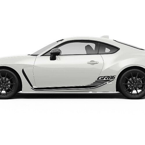 DOORS SIDE RACING rayures Graphics décalants autocollants pour Toyota GR86
