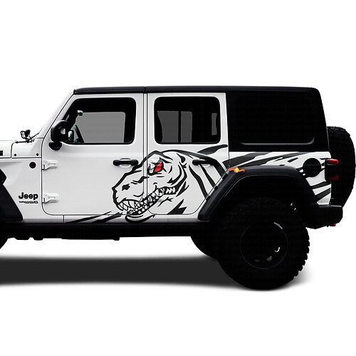 Jeep Gladiator Side Splash Dirt Vinyl autocollant autocollant Kit graphique

