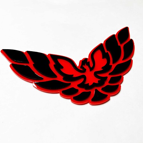 Badge 3D Firebird Trans Am Pontiac - Emblème de hayon ou de calandre d'aile personnalisé
