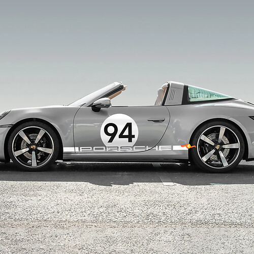 Porsche 911 Targa 4S Heritage Design Edition Style Kit Autocollant autocollant
