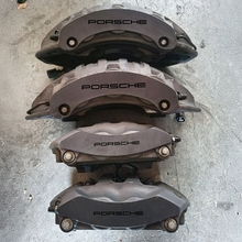 4x autocollants pour étrier de frein Porsche
 5