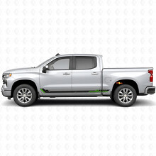 Bandes Vinyles Racing Line pour Portières et Bas de Caisses Chevrolet Silverado 1500 T1XX 2019-2026_4