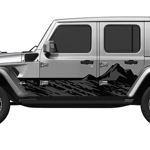 Jeep Wrangler T-REX SEMP Splash Vinyl Decal Sticker Graphics Kit
