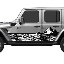 Kit de décalcomanies en vinyle portes latérales Camo Mountains pour Jeep Wrangler_3