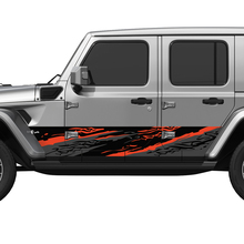 Camo Splash Wrap côté portes latérales en vinyle autocollant ajuster Jeep Wrangler
 2