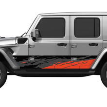 Camo Splash Wrap côté portes latérales en vinyle autocollant ajuster Jeep Wrangler 2
 2