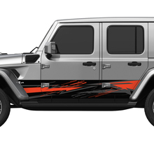 Camo Splash Wrap côté portes latérales en vinyle autocollant ajuster Jeep Wrangler 3
 2