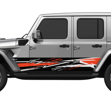 Camo Splash Wrap côté portes latérales en vinyle autocollant ajuster Jeep Wrangler 3
 3