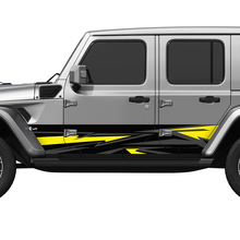 Camo Splash Wrap côté portes côté vinyle autocollant ajuster Jeep Wrangler 4
 2