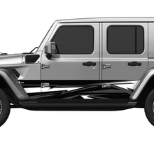 Camo Splash Wrap côté portes côté vinyle autocollant ajuster Jeep Wrangler 4
 3